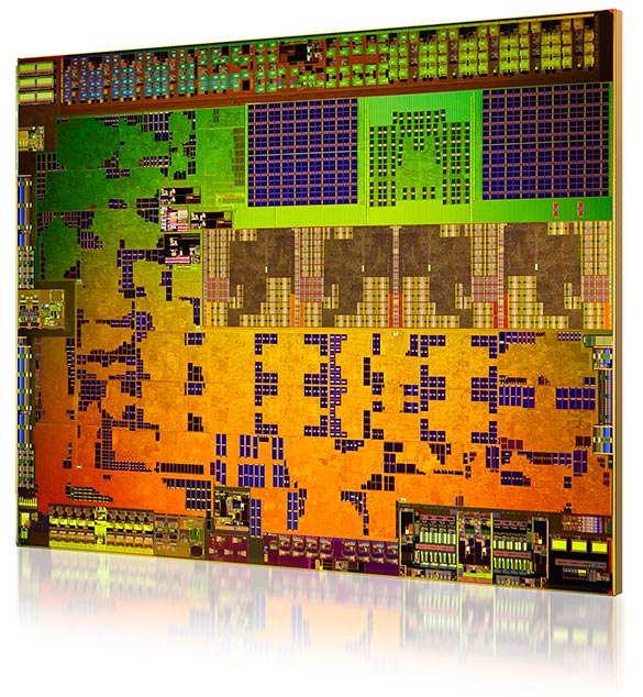 AMD Kabini - fotografia čipu